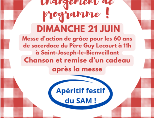 Apéritif paroissial et 60 ans de sacerdoce du père Guy